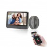 Smart video doorbell - with peephole / PIR motion detection / APP / WiFi - remote control