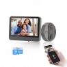 Smart video doorbell - with peephole / PIR motion detection / APP / WiFi - remote control