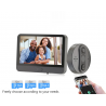 Smart video doorbell - with peephole / PIR motion detection / APP / WiFi - remote control