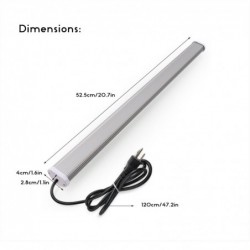 LED plant grow light - hydroponic lamp - tube - full spectrum - 220 LED