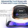 Professional nail dryer - with memory function - UV / LED lamp - LCDNail dryers