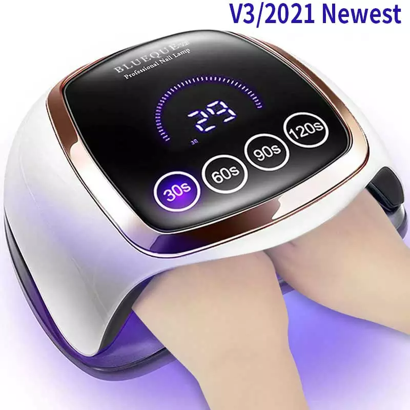 Professional nail dryer - with memory function - UV / LED lamp - LCDNail dryers