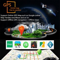 Android 8 - DIN-2 car radio - 10.1" touch screen - GPS - BLUETOOTH - FM - WIFI - MP3 - MIRRORLINKRadio