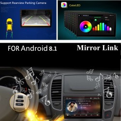 Android 8 - DIN-2 car radio - 10.1" touch screen - GPS - BLUETOOTH - FM - WIFI - MP3 - MIRRORLINKRadio