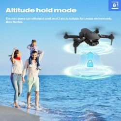 FLYHAL E69 - WIFI - FPV - 1080P HD Wide Angle Camera - Foldable - RC Drone Quadcopter - RTF