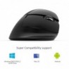 Delux M618Mini GX - 2.4GHz - 6 buttons - wireless mouse - vertical - ergonomic - USBMouses