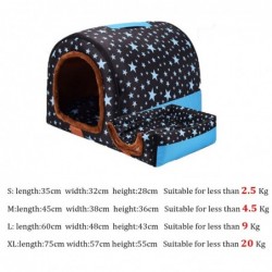 Foldable pet house - portable soft kennel - bed - for dogs / cats