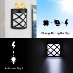 Solar wall lamp - garden light - with motion sensor - waterproof - 6 LEDSolar lighting