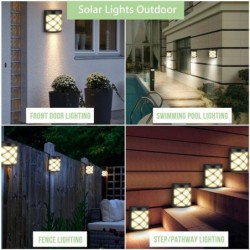 Solar wall lamp - garden light - with motion sensor - waterproof - 6 LEDSolar lighting