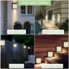 Solar wall lamp - garden light - with motion sensor - waterproof - 6 LEDSolar lighting