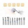 Ceramic rotary drill bits - cone tips - for electric manicure / pedicure machine - 10 pieces