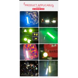 Candle lights streamer - reflective keychain - safety pendant