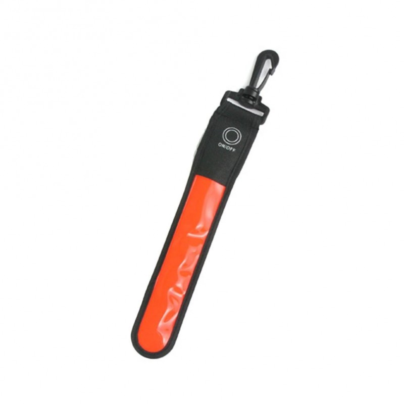 Reflective strap - safety keychain with LED - for cycling / running / night walkingKeyrings