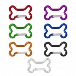 Multifunction carabiner - aluminum buckle - keychain - 10 pieces