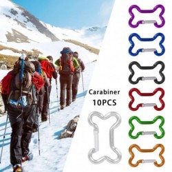 Multifunction carabiner - aluminum buckle - keychain - 10 pieces