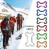 Multifunction carabiner - aluminum buckle - keychain - 10 pieces