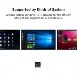 CHUWI - LarkBox - 4K mini PC Intel Celeron - J4115 Quad Core - HD USB-C - 6GB RAM 128GB ROM - Windows 10 - desktop computer