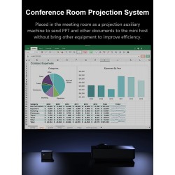 CHUWI - LarkBox - 4K mini PC Intel Celeron - J4115 Quad Core - HD USB-C - 6GB RAM 128GB ROM - Windows 10 - desktop computer