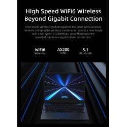 CHUWI GemiBook Pro - 14 inch - 2K - 12GB RAM 256GB - SSD - Windows 10 - computer with backlit / keyboard