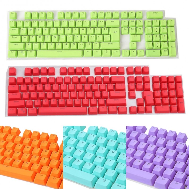 Keycaps - for mechanical keyboard - 106 keys - with backlight