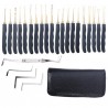 Professional locksmith single hook lock pick set - 24 pieces