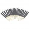 Professional locksmith single hook lock pick set - 24 pieces