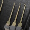 Professional locksmith single hook lock pick set - 24 pieces