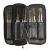 Professional locksmith single hook lock pick set - 24 pieces