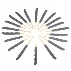 Professional locksmith single hook lock pick set - 24 pieces