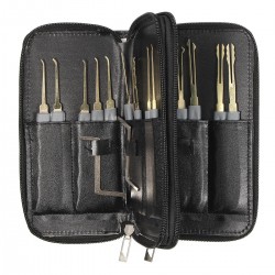 Professional locksmith single hook lock pick set - 24 pieces
