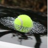Tennis ball - cracked window - car sticker