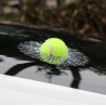 Tennis ball - cracked window - car sticker