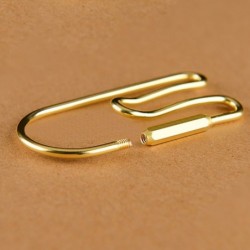 Vintage brass loop - key holder organiser - keychain