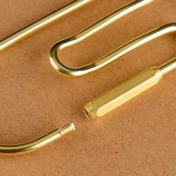 Vintage brass loop - key holder organiser - keychain