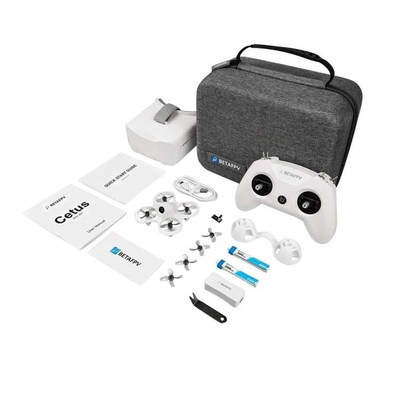 BETAFPV Cetus Kit - 1S - FPV - 1/4" CMOS Sensor - 800TVL Camera - Goggles Racing - RC Drone QuadcopterDrones BETAFPV Cetus Kit - 1S - FPV - 1/4" CMOS Sensor - 800TVL Camera - Goggles Racing - RC Drone QuadcopterDrones