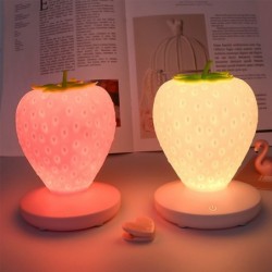 Strawberry shaped night light - with touch induction - USB - LEDLights & lighting