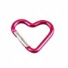 Keychain with lock buckle - quick hanging - heart shape