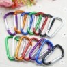 Alloy carabiner with buckle - keychain - 5 pieces