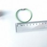 Stainless steel wire keyring - round rope - screwable connector