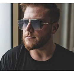 Vintage square sunglasses - rimless - UV400 - unisexSunglasses