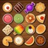 Desserts shaped fridge magnets - 16 pieces