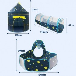 3 in 1 kids playhouse - tent / ball pool / crawling tunnel