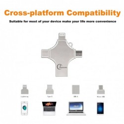 4 in 1 flash drive - micro USB / type-C / OTG - memory stick - 16GB / 32GB / 64GB / 128GBUSB memory