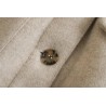 Vintage woolen beige jacket - with pockets / belt / buttonsJackets