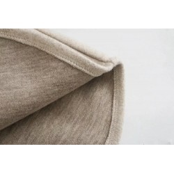 Vintage woolen beige jacket - with pockets / belt / buttonsJackets