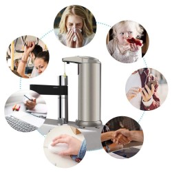 Automatic soap dispenser - stainless steel - infrared sensing