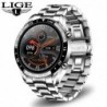 LIGE - Smart Watch - Bluetooth - heart rate monitoring - music control - waterproof