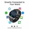 LIGE - Smart Watch - Bluetooth - heart rate monitoring - music control - waterproof