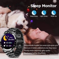 LIGE - Smart Watch - Bluetooth - heart rate monitoring - music control - waterproof