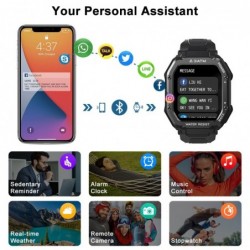 KOSPET ROCK - Smart Watch - Bluetooth - Android / IOS - waterproof - fitness tracker - blood pressure monitor